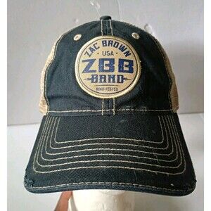 Zac Brown Band Truck Hat Mesh Navy Blue Pack Cap
